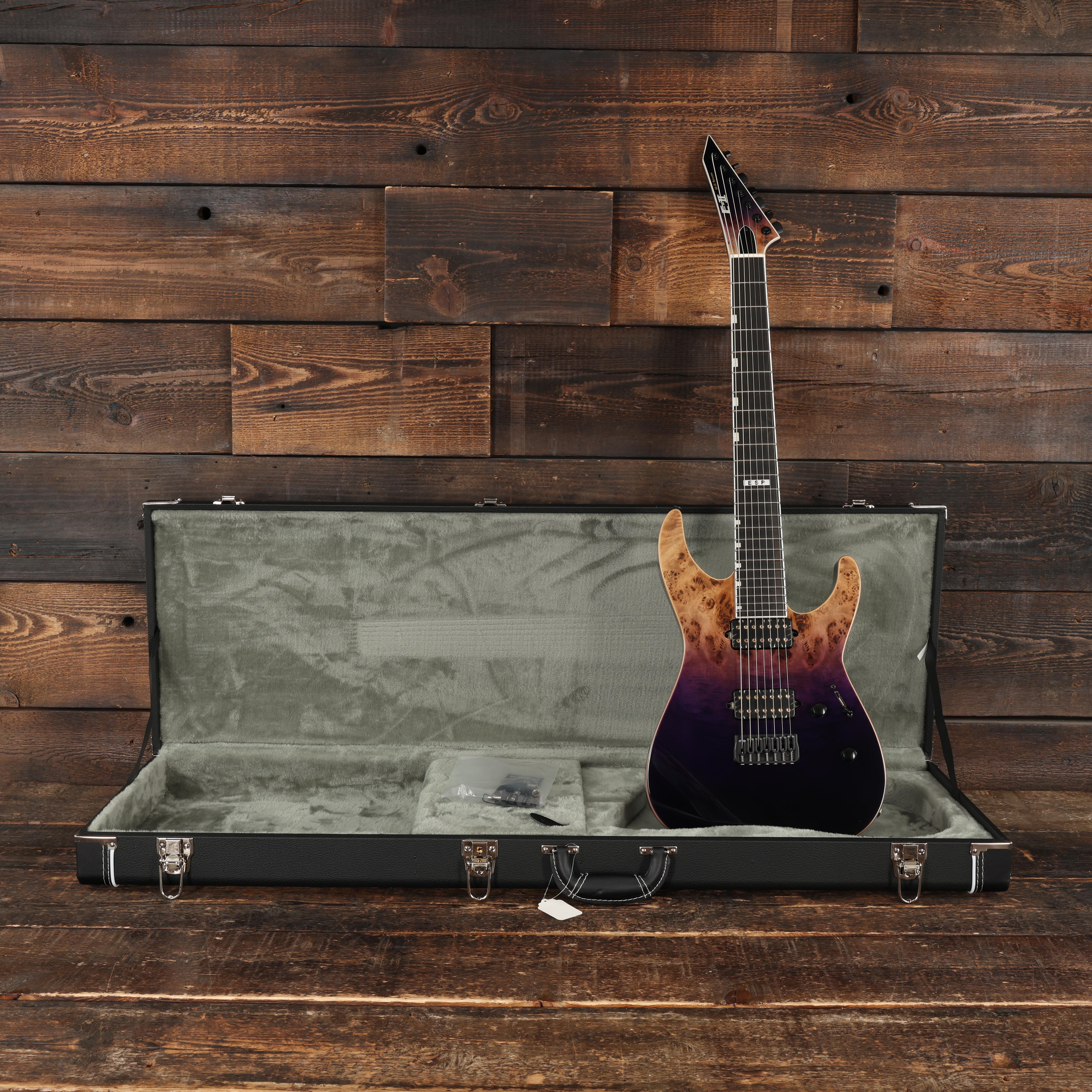 ESP E-II M-II 7 NT in Purple Natural Fade - Andertons Music Co.